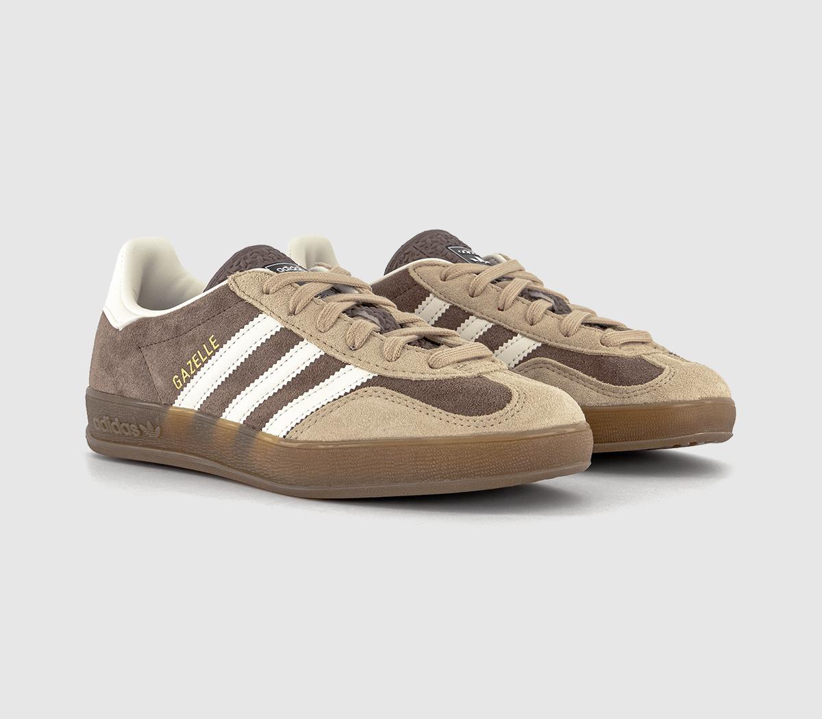 adidasGazelle Indoor Trainers adidasGazelle Indoor TrainersEarth Strata White Magic Beige