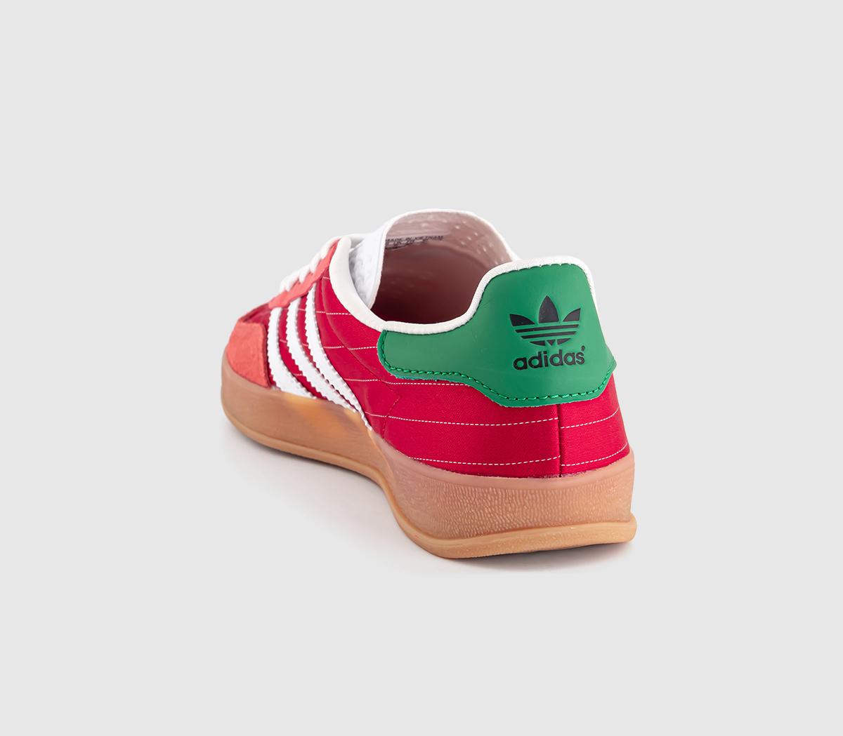 adidasGazelle Indoor TrainersBetter Scarlet White Gum