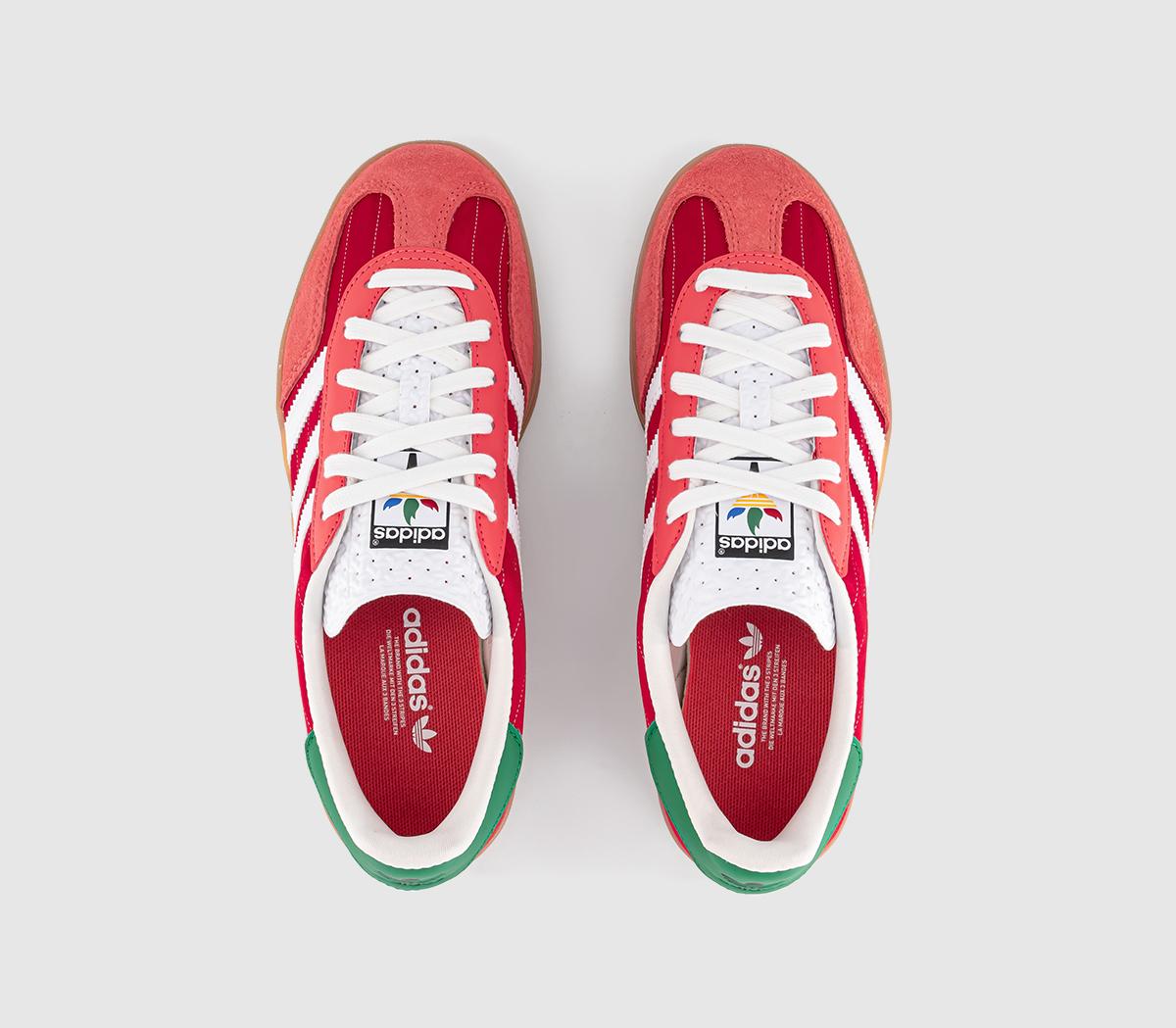 adidasGazelle Indoor TrainersBetter Scarlet White Gum