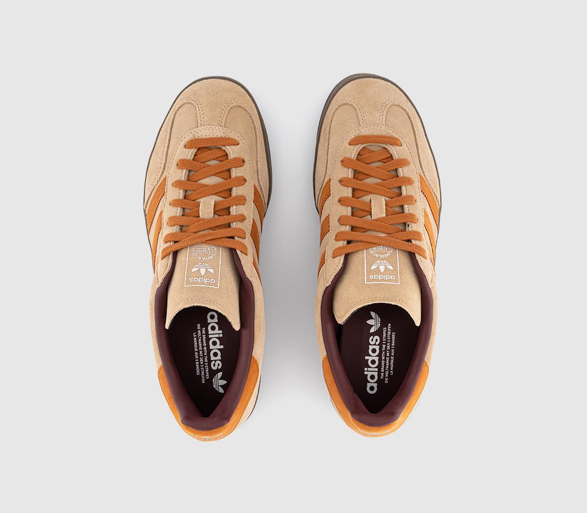 adidasGazelle Indoor Trainers adidasGazelle Indoor TrainersWarm Sandstone Craft Ochre Shadow Red