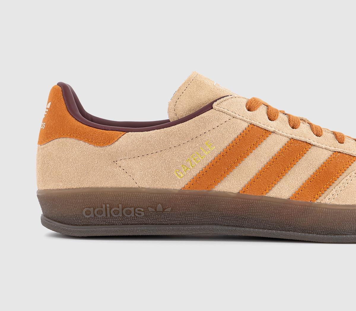 adidasGazelle Indoor Trainers adidasGazelle Indoor TrainersWarm Sandstone Craft Ochre Shadow Red