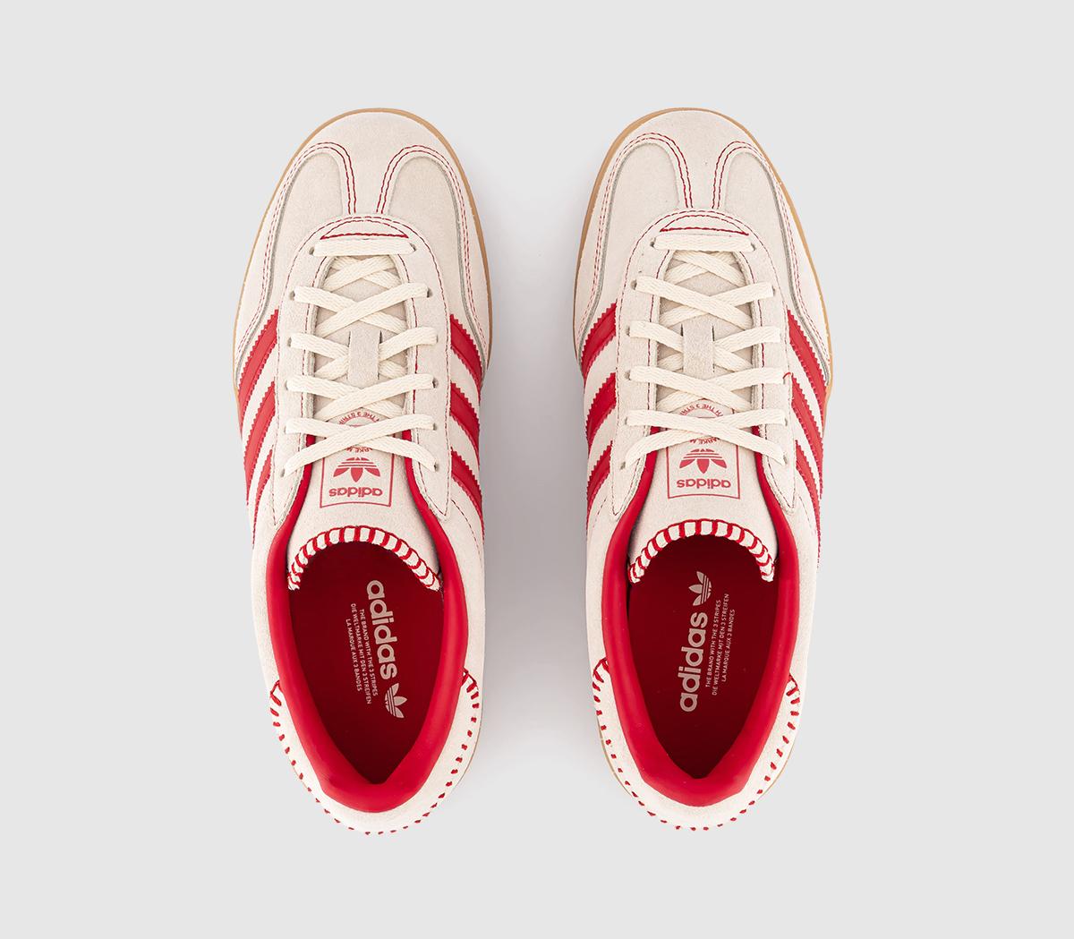 adidasGazelle Indoor Trainers adidasGazelle Indoor TrainersBetter Scarlet Better Scarlet Cream White