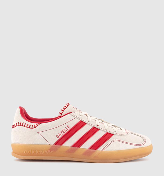 adidas Gazelle Indoor Trainers Better Scarlet Better Scarlet Cream White