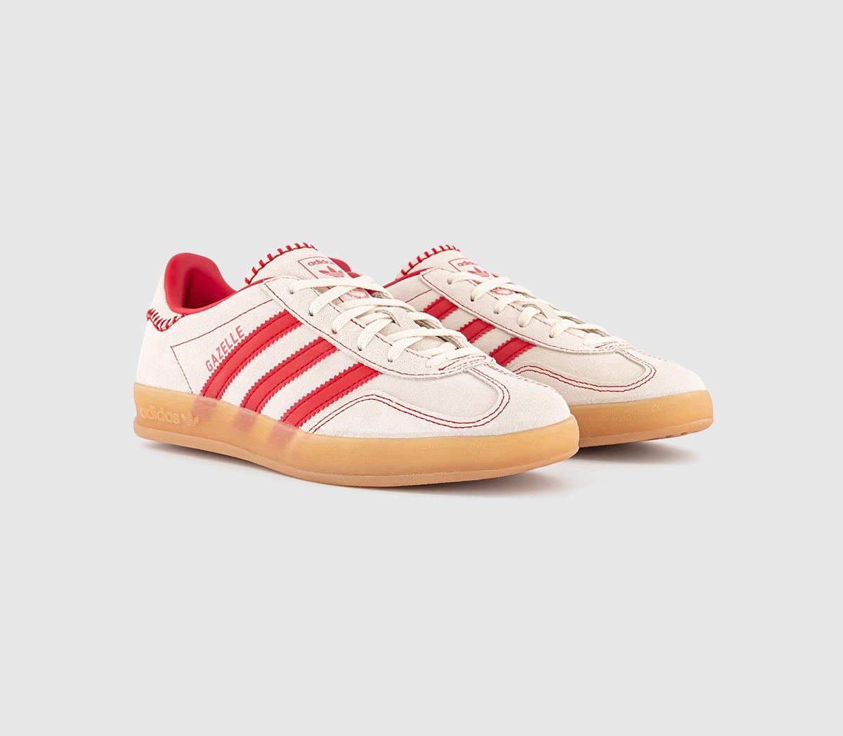 adidasGazelle Indoor Trainers adidasGazelle Indoor TrainersBetter Scarlet Better Scarlet Cream White