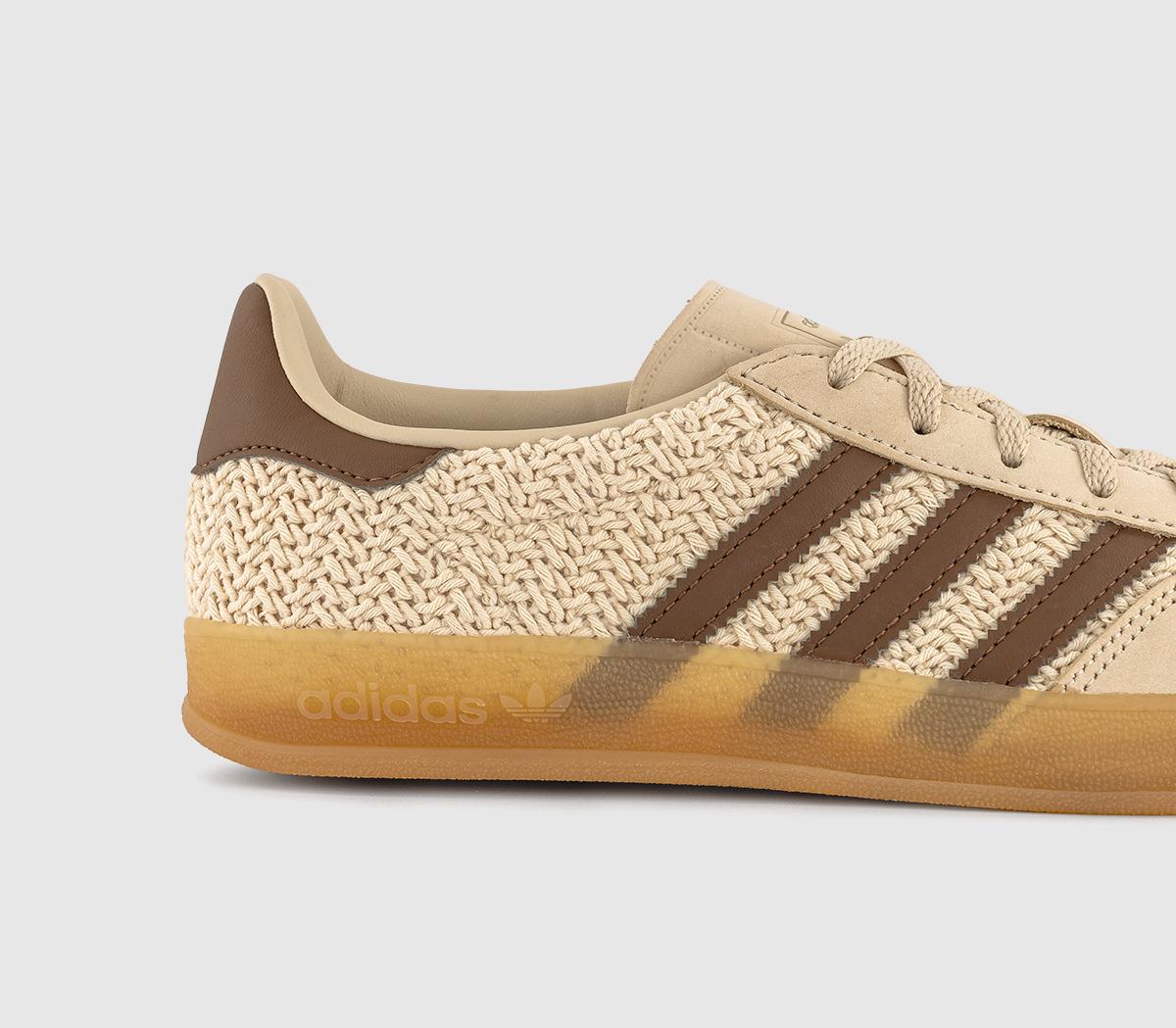 adidasGazelle Indoor Trainers adidasGazelle Indoor TrainersSand Strata Preloved Brown Gum
