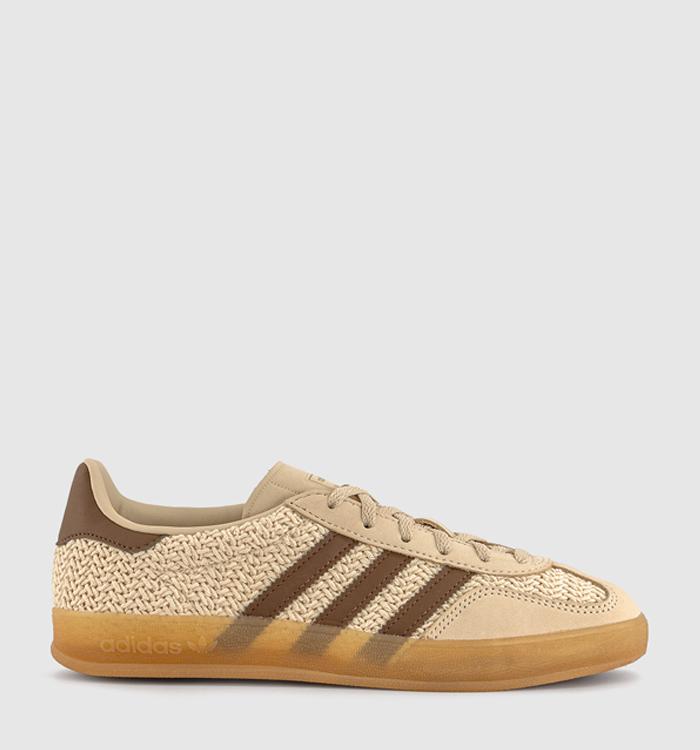 adidas Gazelle Indoor Trainers Sand Strata Preloved Brown Gum