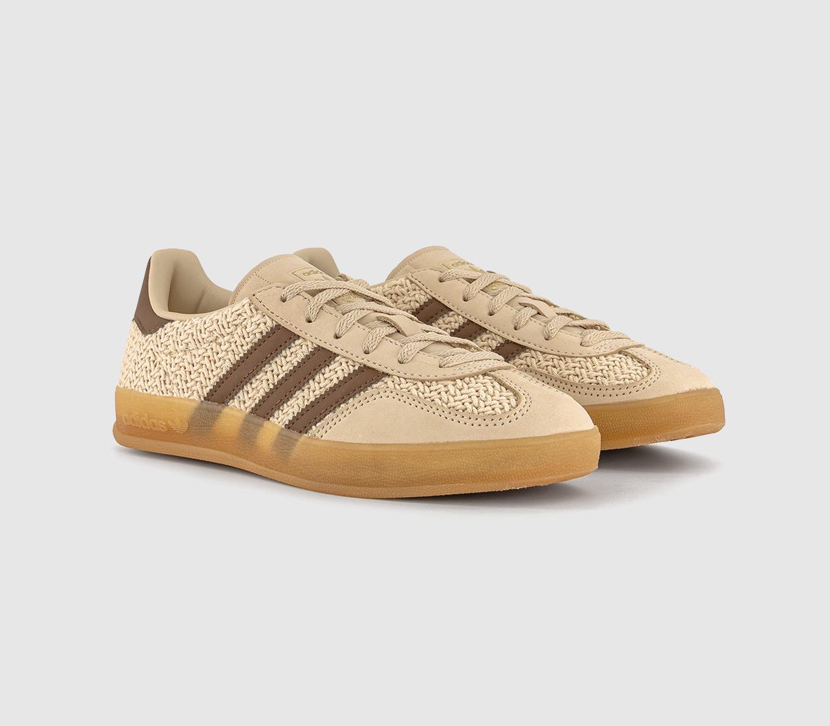 adidasGazelle Indoor Trainers adidasGazelle Indoor TrainersSand Strata Preloved Brown Gum