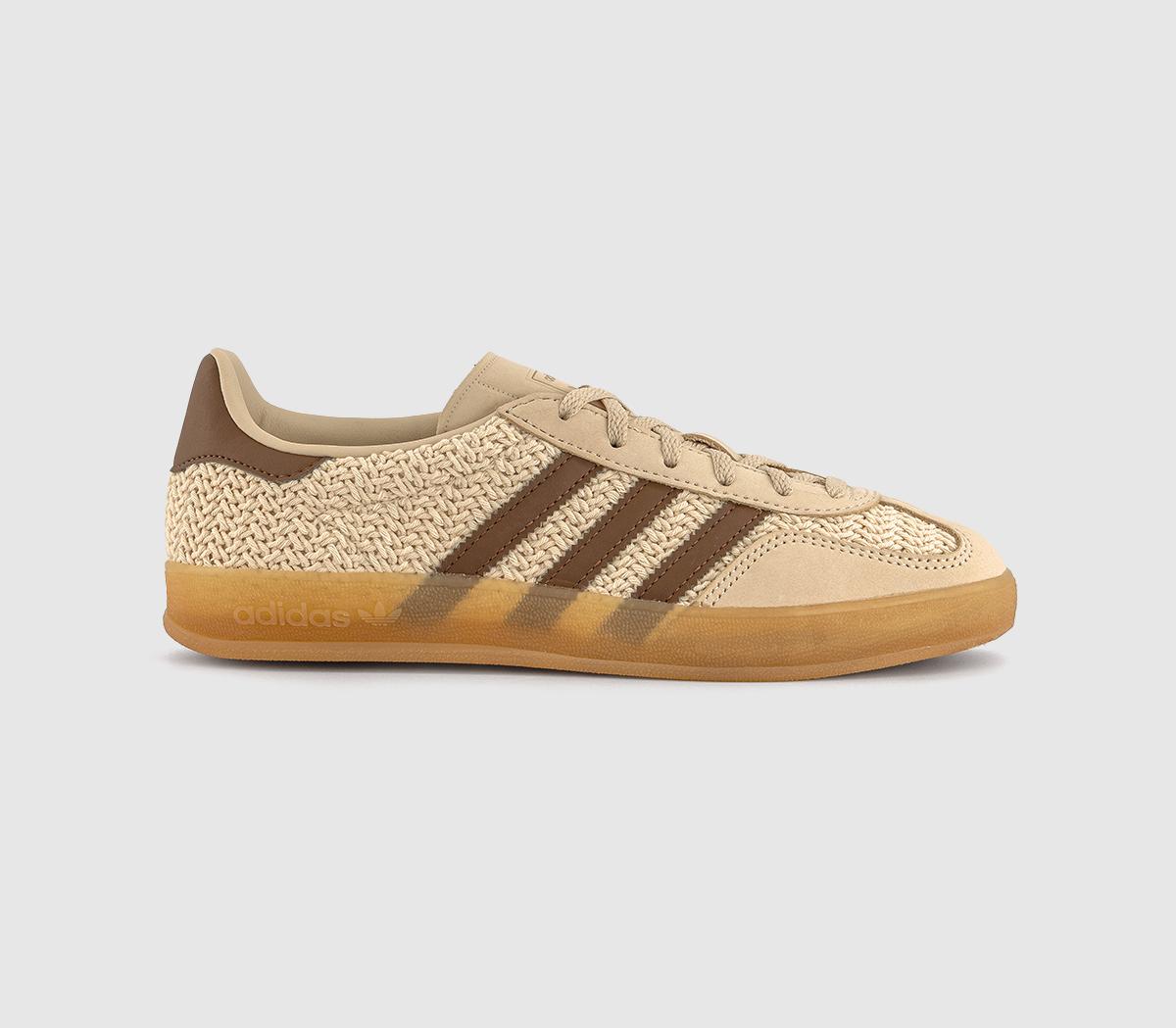 adidasGazelle Indoor Trainers adidasGazelle Indoor TrainersSand Strata Preloved Brown Gum
