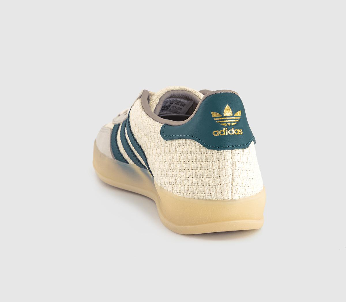 adidasGazelle IndoorCream White Preloved Teal