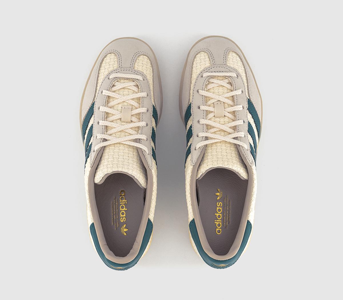adidasGazelle IndoorCream White Preloved Teal