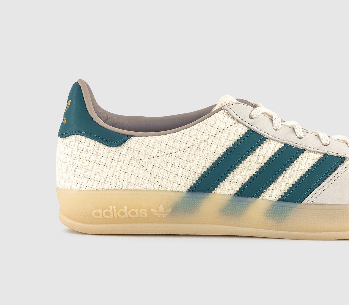 adidasGazelle IndoorCream White Preloved Teal