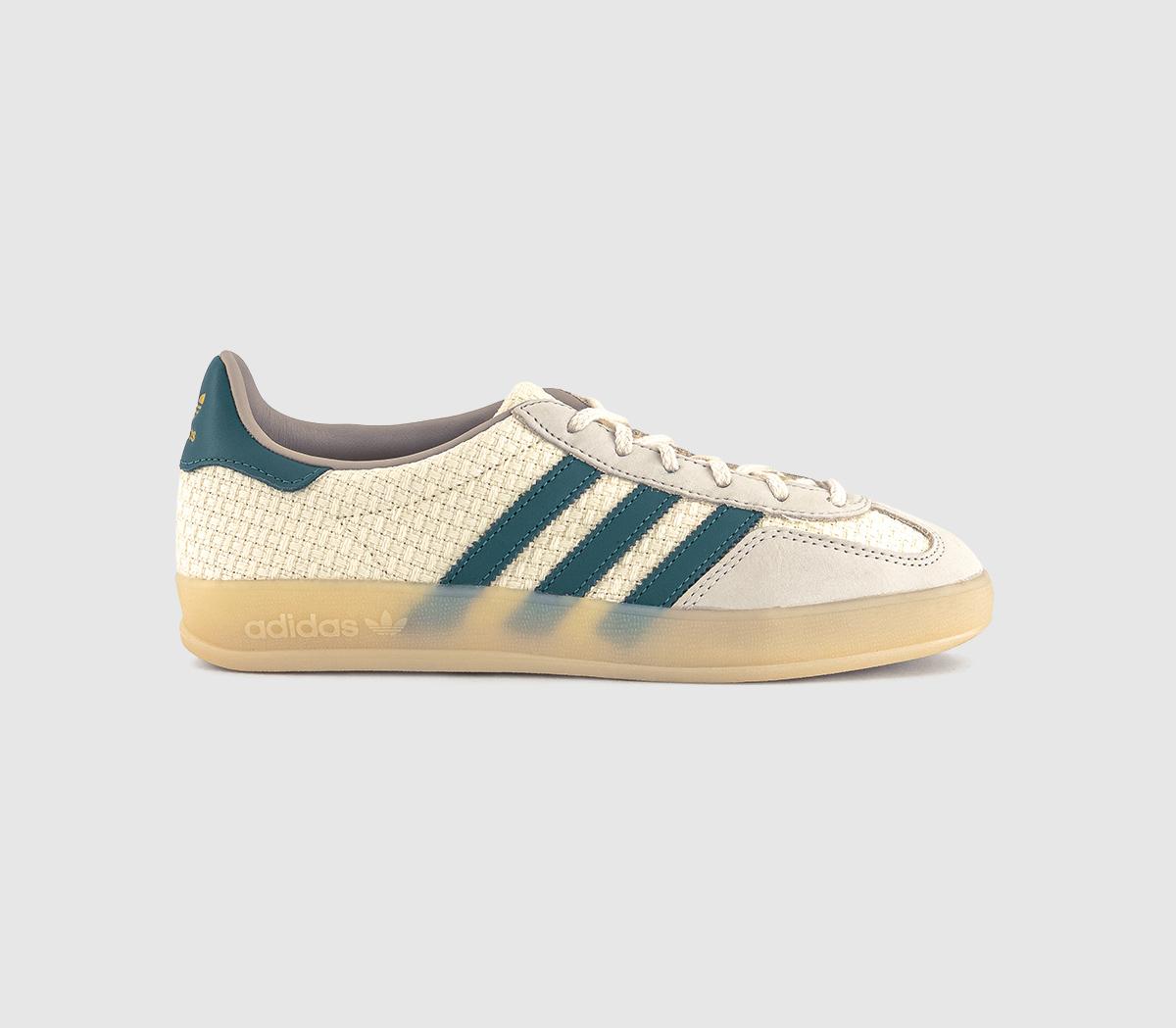 adidasGazelle IndoorCream White Preloved Teal