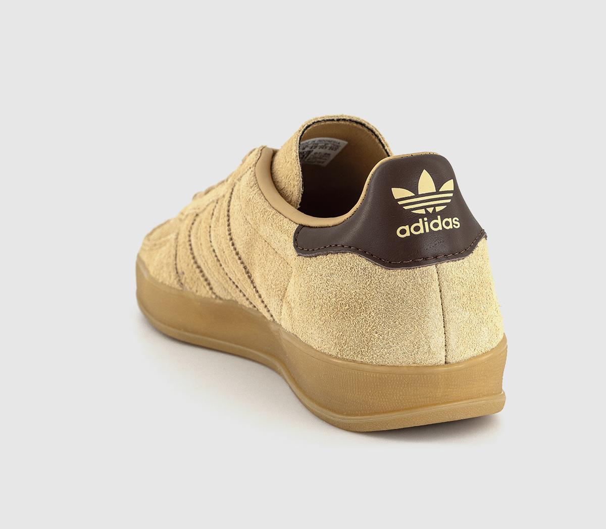 adidasGazelle Indoor TrainersGolden Beige Golden Beige