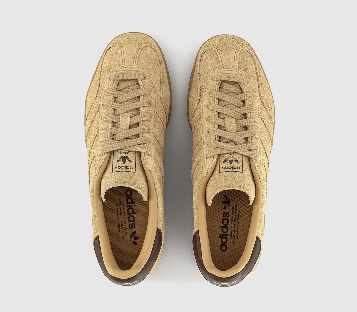 adidasGazelle Indoor TrainersGolden Beige Golden Beige