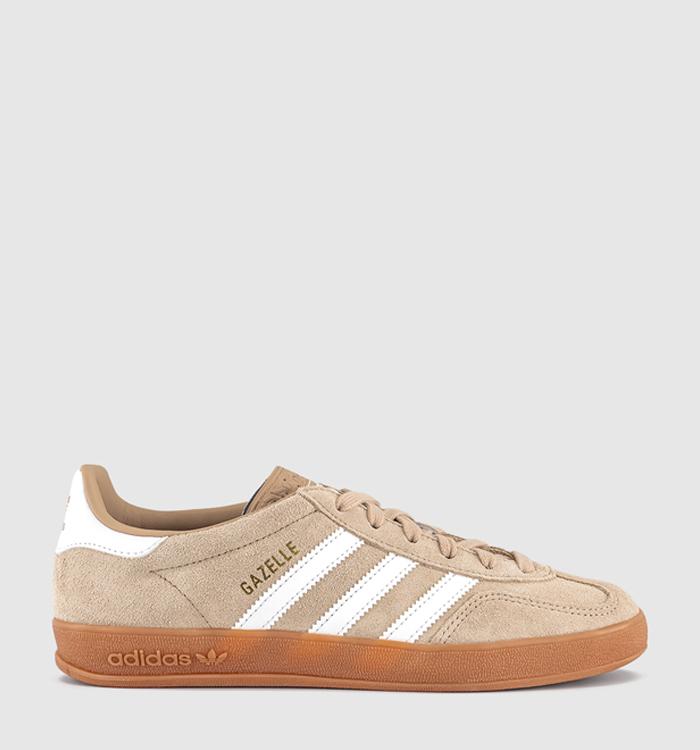 adidas Gazelle Indoor Trainers Magic Beige White White Gum