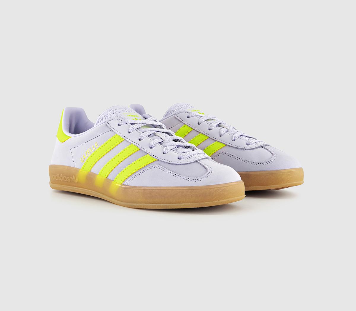 adidasGazelle Indoor Trainers adidasGazelle Indoor TrainersSilver Dawn Solar Yellow Gum