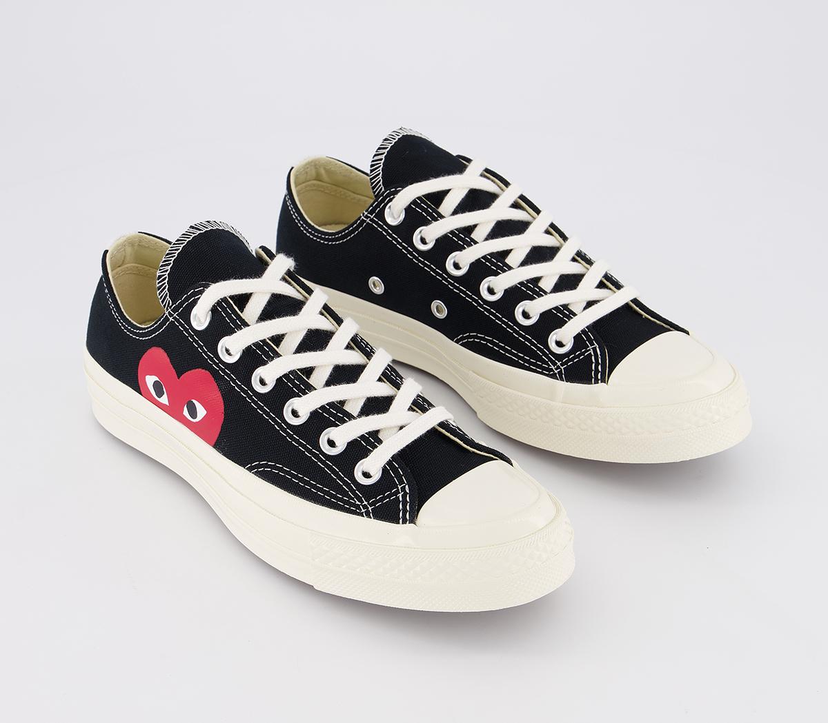 Comme Des Garcons Converse Chuck Taylor Low 70s X PLAY CDG Trainers ...