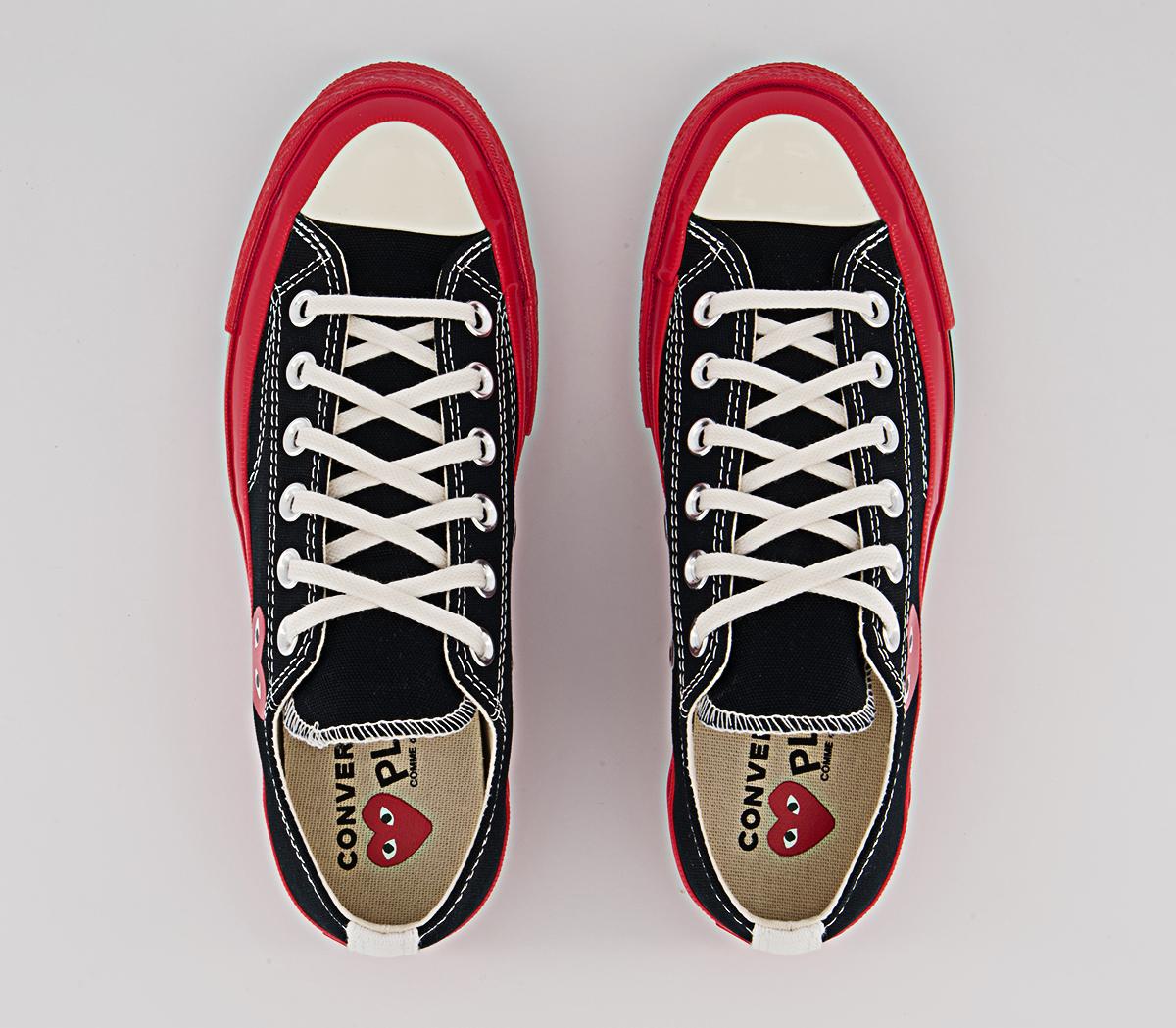 Comme Des Garcons Ct Lo 70s X Play Cdg Trainers Comme Des Garcons Ct Lo 70s X Play Cdg Trainers Black Red