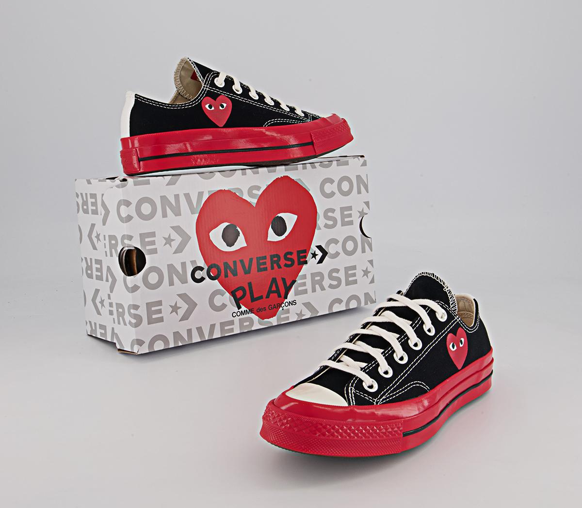 Comme Des Garcons Ct Lo 70s X Play Cdg Trainers Comme Des Garcons Ct Lo 70s X Play Cdg Trainers Black Red
