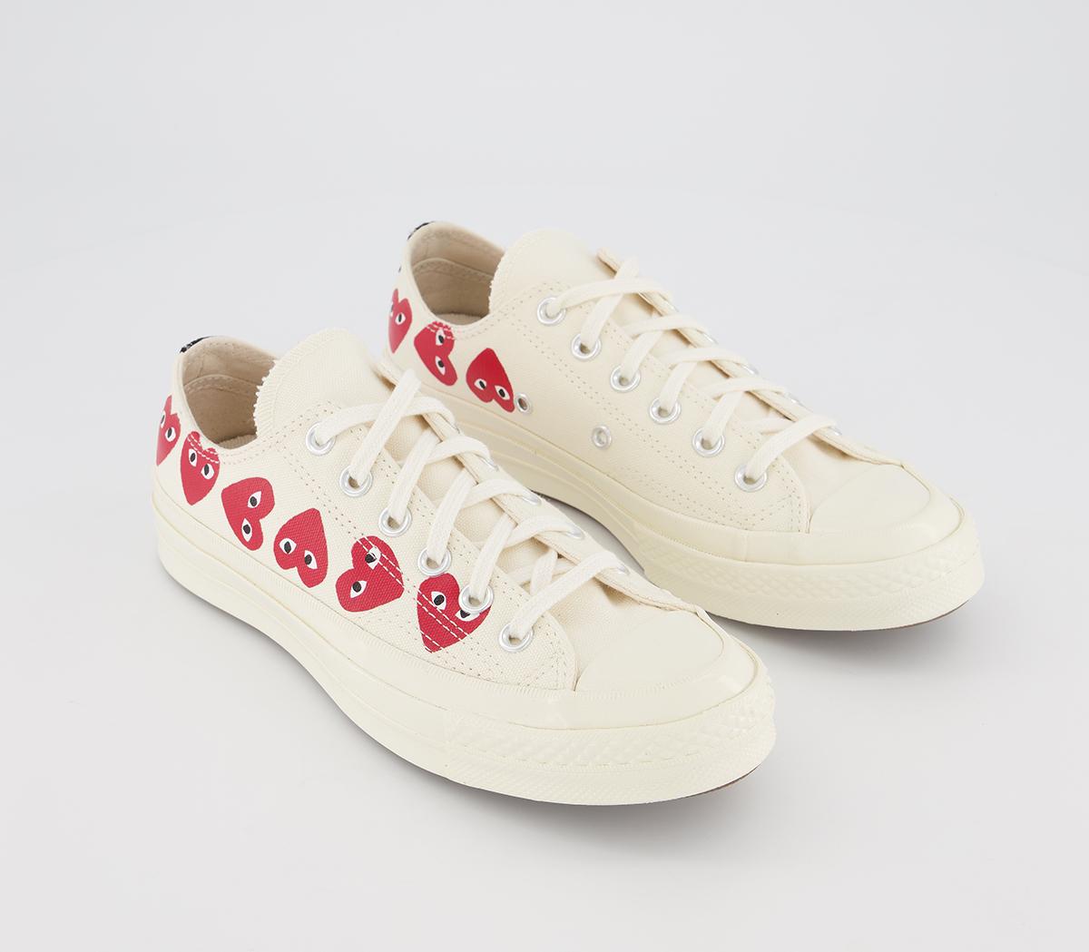Comme Des GarconsConverse Chuck Taylor Low 70s X PLAY CDG TrainersOff White