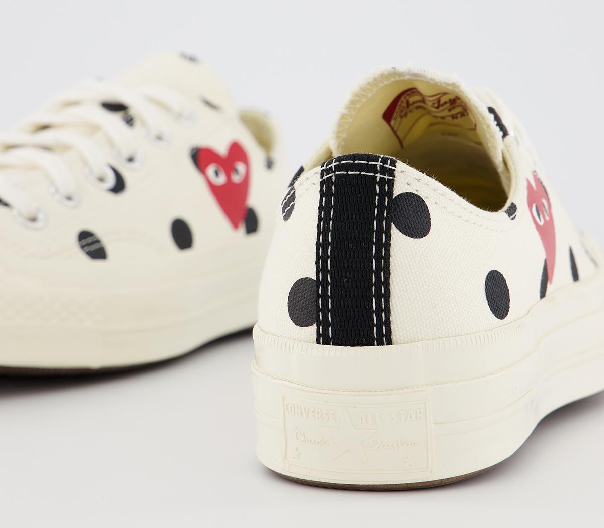 Comme Des Garcons Ct Lo 70s X Play Cdg Trainers Comme Des Garcons Ct Lo 70s X Play Cdg Trainers Polka Off White