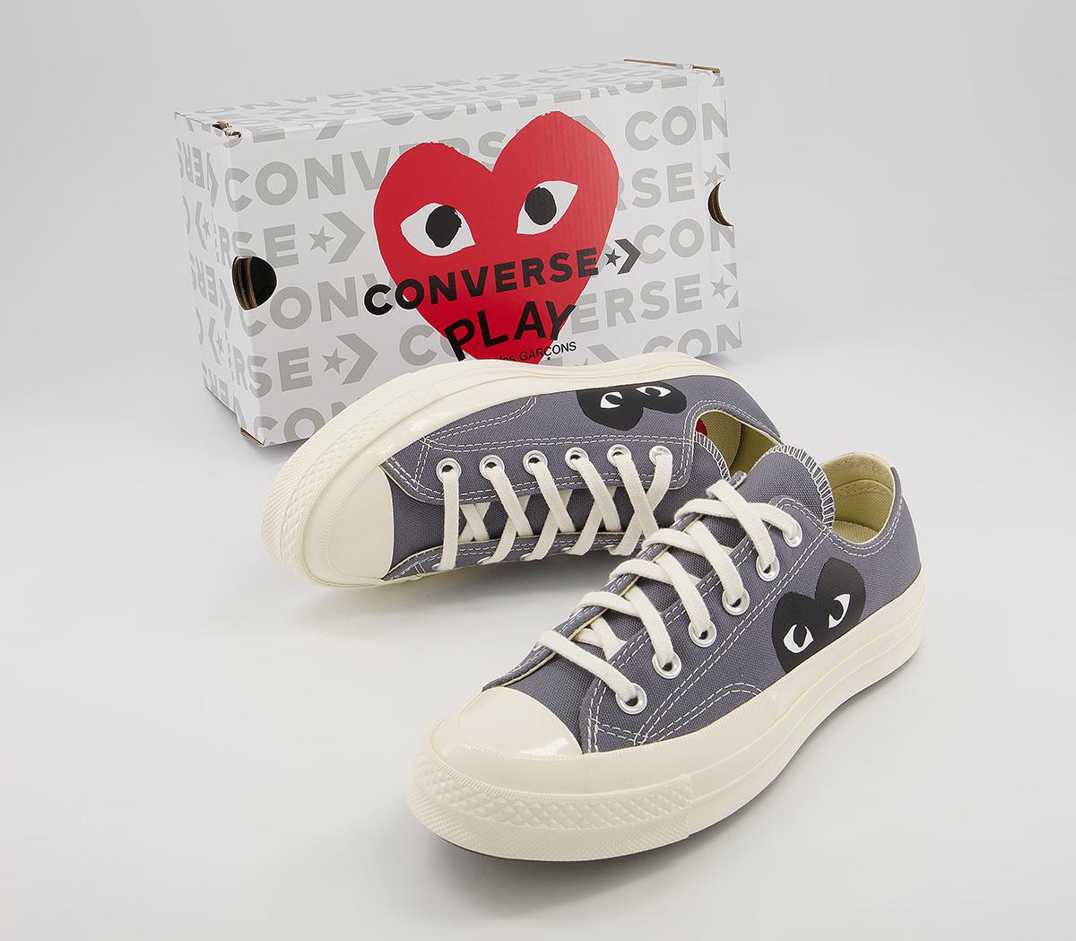 Comme Des Garcons Converse Chuck Taylor Low 70s X PLAY CDG Trainers ...