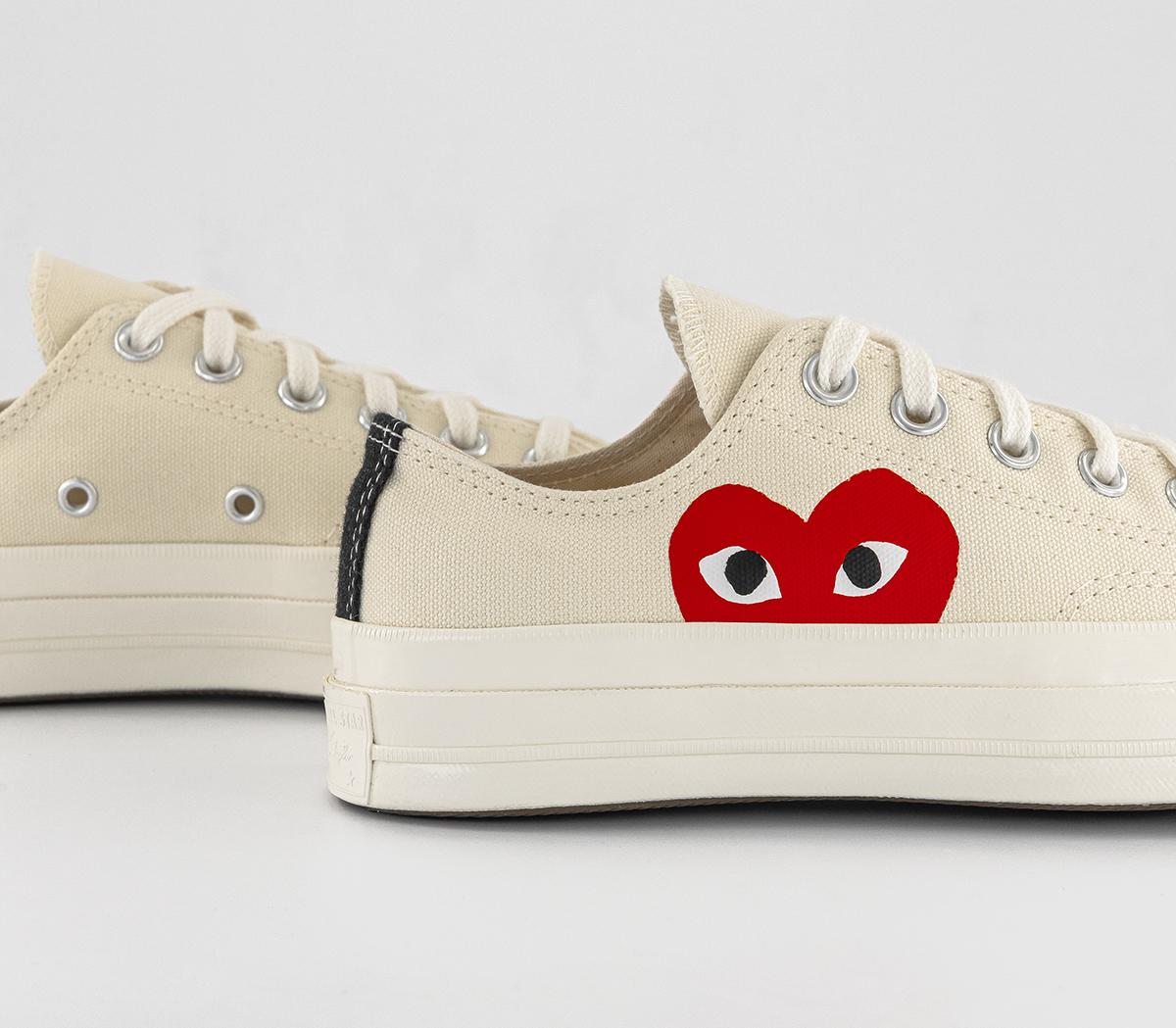 Comme Des Garcons Ct Lo 70s X Play Cdg Trainers Comme Des Garcons Ct Lo 70s X Play Cdg Trainers Beige