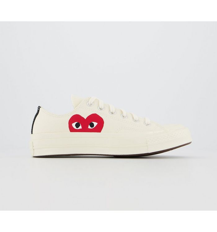 Comme Des Garcons Ct Lo 70s X Play Cdg In Pale Pink And Red