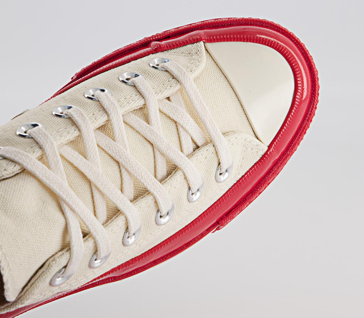 Comme Des Garcons Ct Lo 70s X Play Cdg Trainers Comme Des Garcons Ct Lo 70s X Play Cdg Trainers Beige Red
