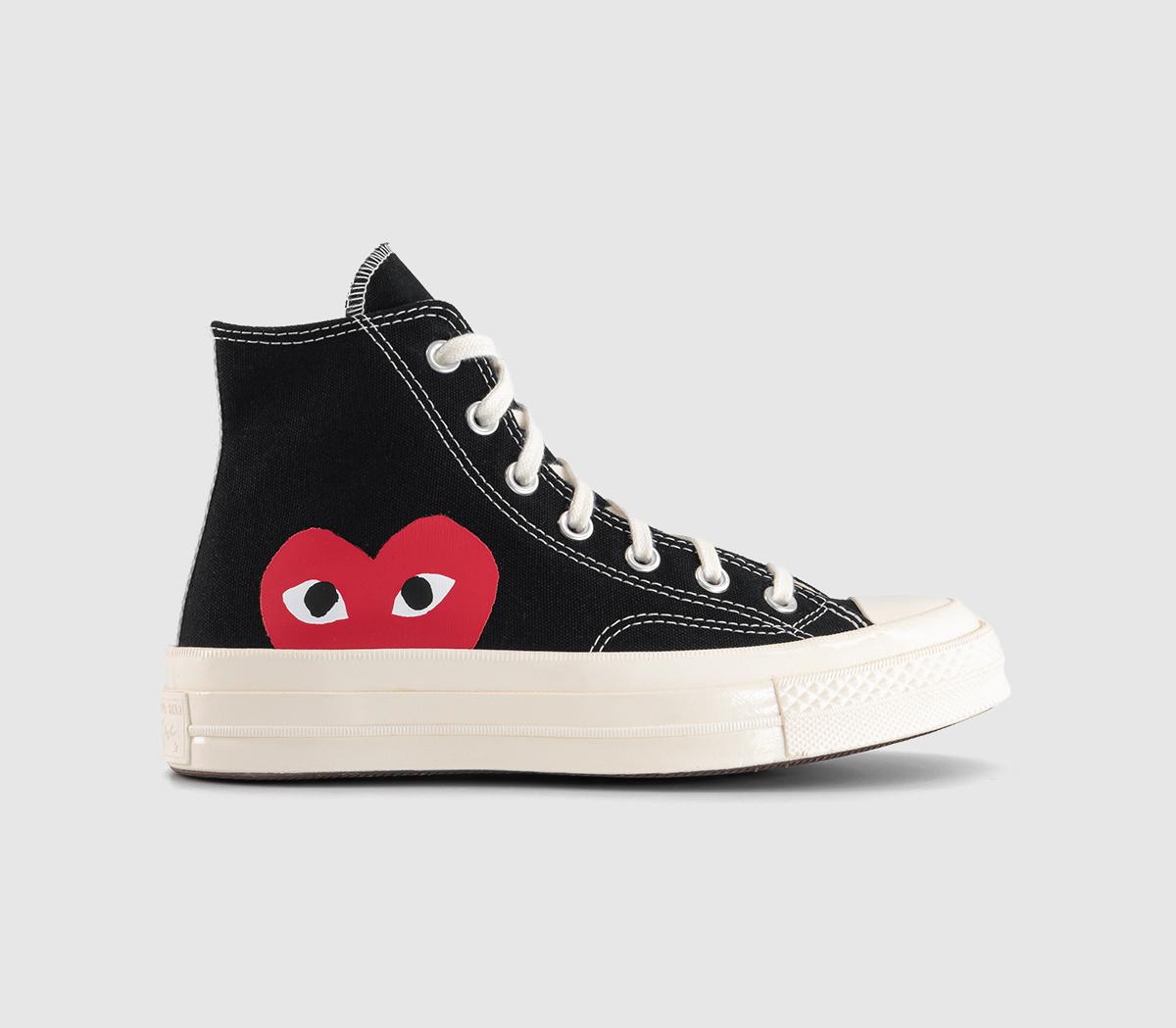 Comme Des Garcons Converse Chuck Taylor 70s X PLAY CDG Trainers Black - Unisex Sports