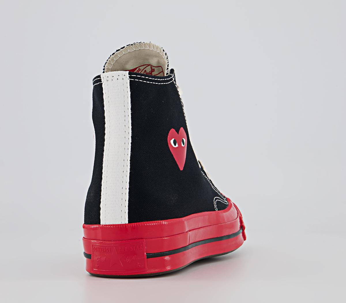 Comme Des Garcons Ct Hi 70s X Play Cdg Trainers Comme Des Garcons Ct Hi 70s X Play Cdg Trainers Black Red