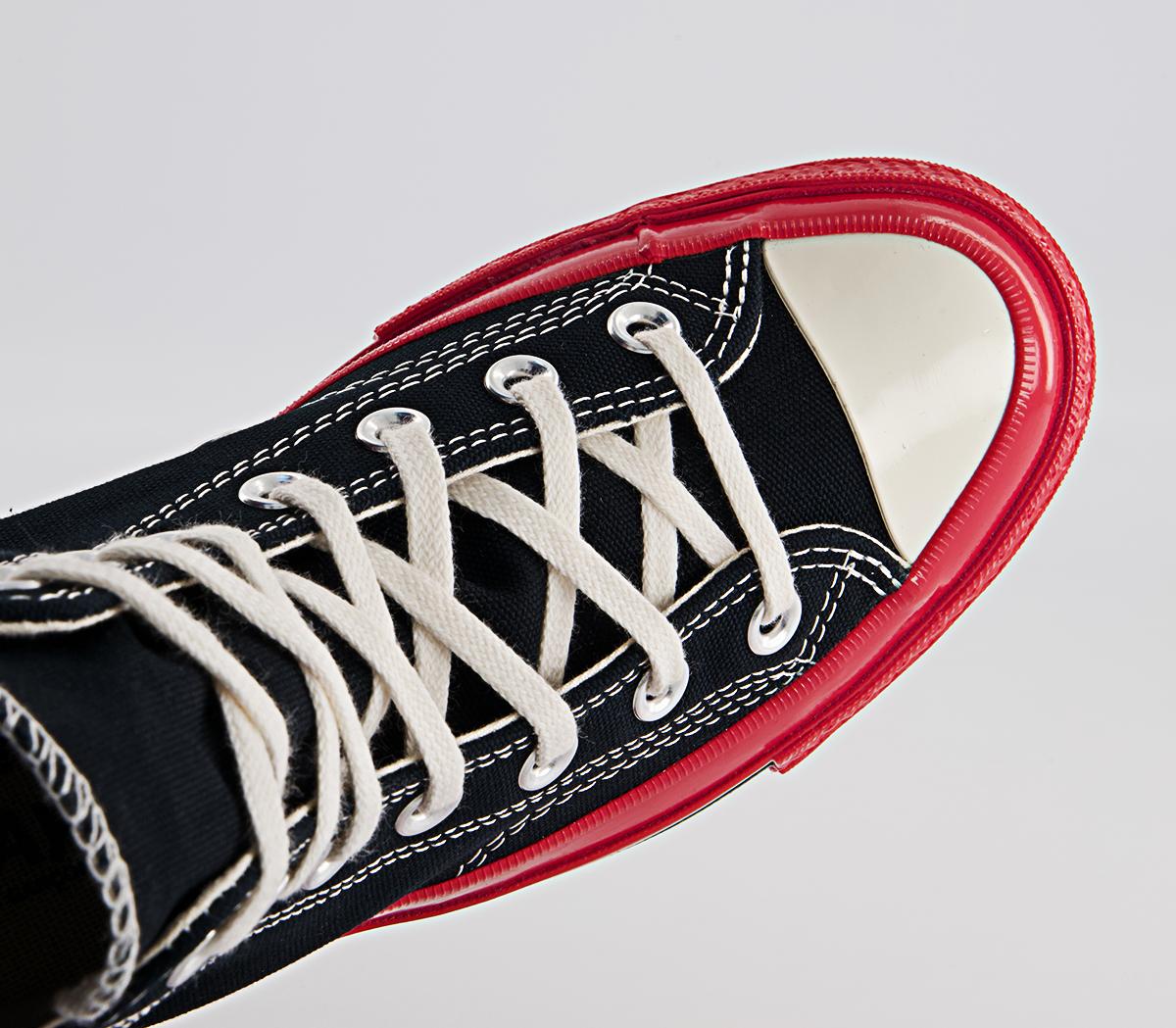 Comme Des Garcons Ct Hi 70s X Play Cdg Trainers Comme Des Garcons Ct Hi 70s X Play Cdg Trainers Black Red
