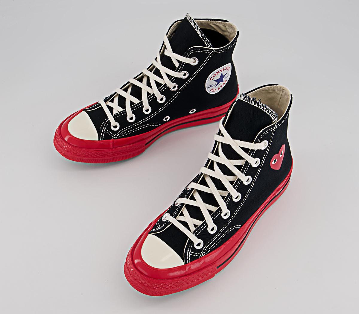 Comme Des Garcons Ct Hi 70s X Play Cdg Trainers Comme Des Garcons Ct Hi 70s X Play Cdg Trainers Black Red