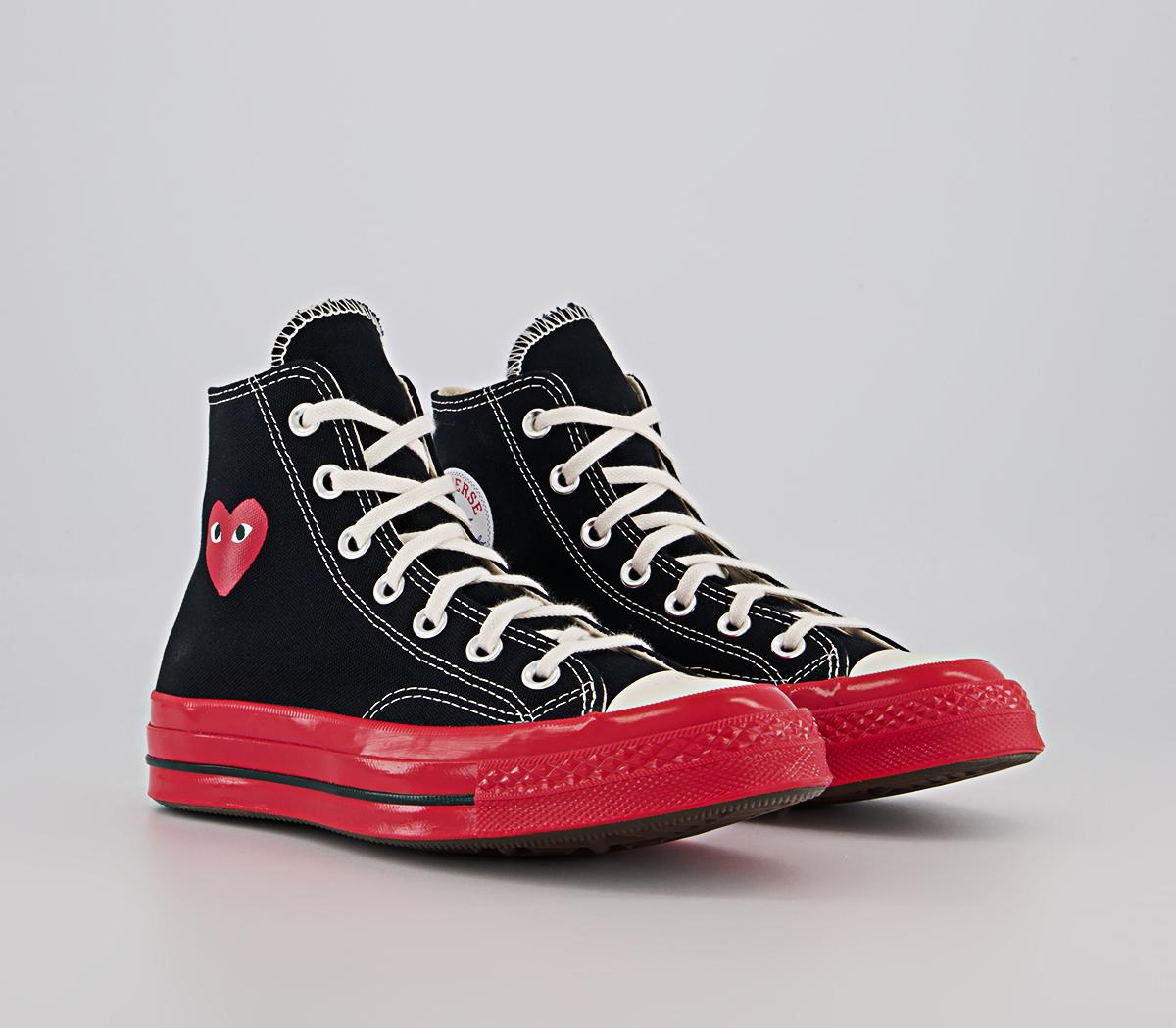 Comme Des Garcons Ct Hi 70s X Play Cdg Trainers Comme Des Garcons Ct Hi 70s X Play Cdg Trainers Black Red