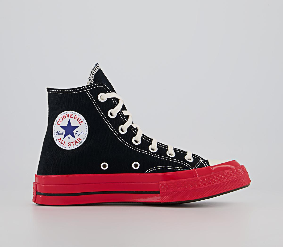 Comme Des Garcons Ct Hi 70s X Play Cdg Trainers Comme Des Garcons Ct Hi 70s X Play Cdg Trainers Black Red