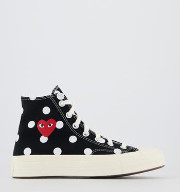 Comme des garçons play x converse chuck taylor polka dot online