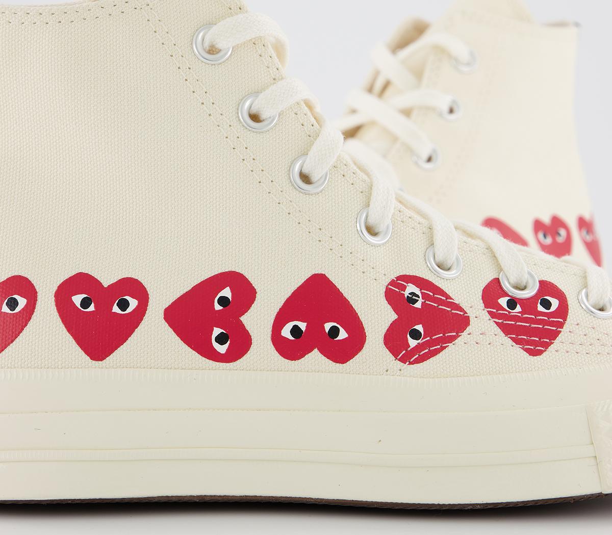 Comme Des Garcons Ct Hi 70s X Play Cdg Trainers Comme Des Garcons Ct Hi 70s X Play Cdg Trainers Off White