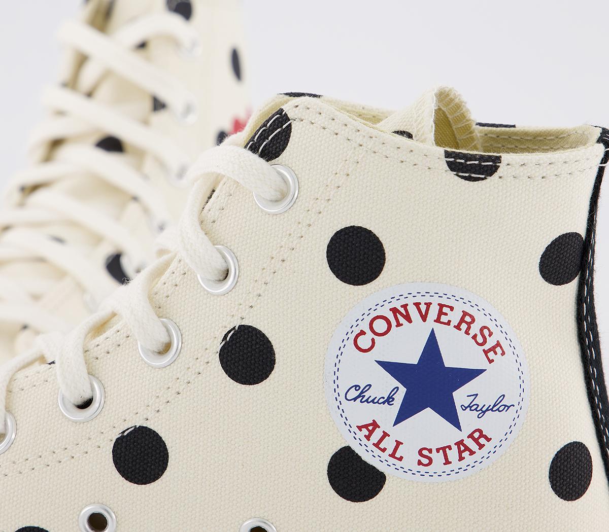 Comme Des Garcons Converse Chuck Taylor Hi 70s X PLAY CDG Trainers ...