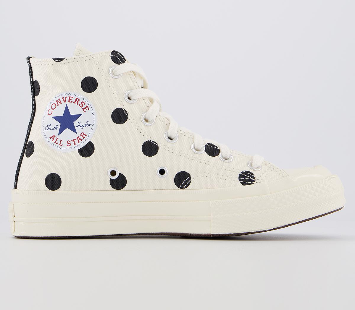 Comme Des GarconsConverse Chuck Taylor Hi 70s X PLAY CDG TrainersPolka Off White