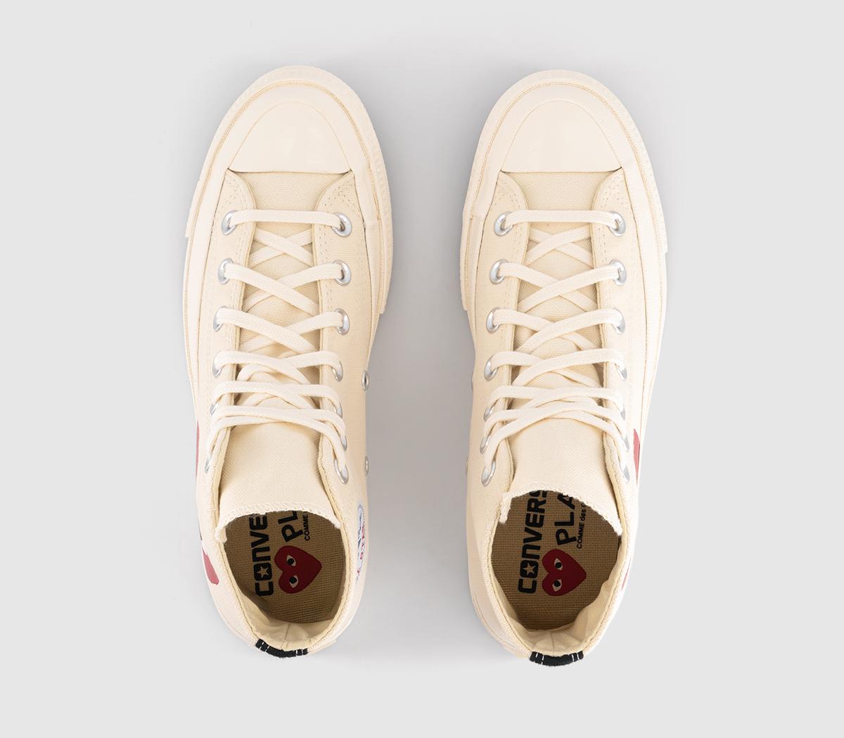 Comme Des Garcons Ct Hi 70s X Play Cdg Trainers Comme Des Garcons Ct Hi 70s X Play Cdg Trainers Beige