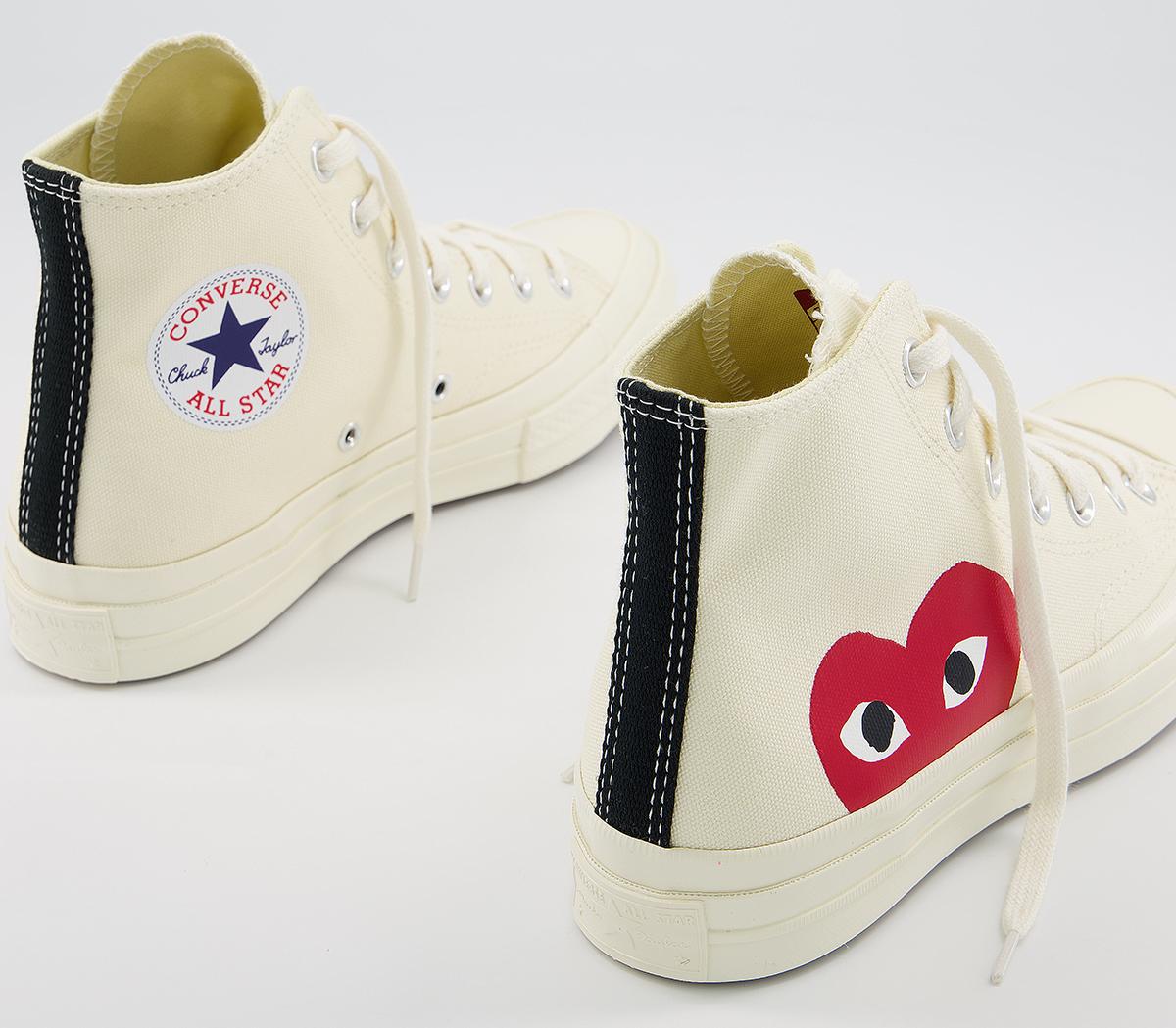 Comme Des Garcons Ct Hi 70s X Play Cdg Trainers Comme Des Garcons Ct Hi 70s X Play Cdg Trainers Beige