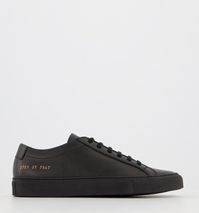Common Projects Achillies Low W Trainers Black