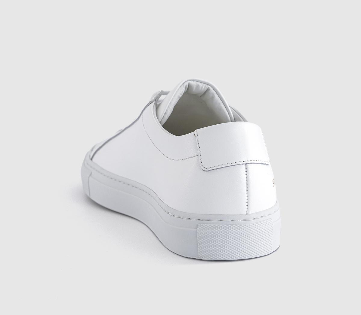 Common Projects Achillies Low W Trainers Common Projects Achillies Low W Trainers White Mono