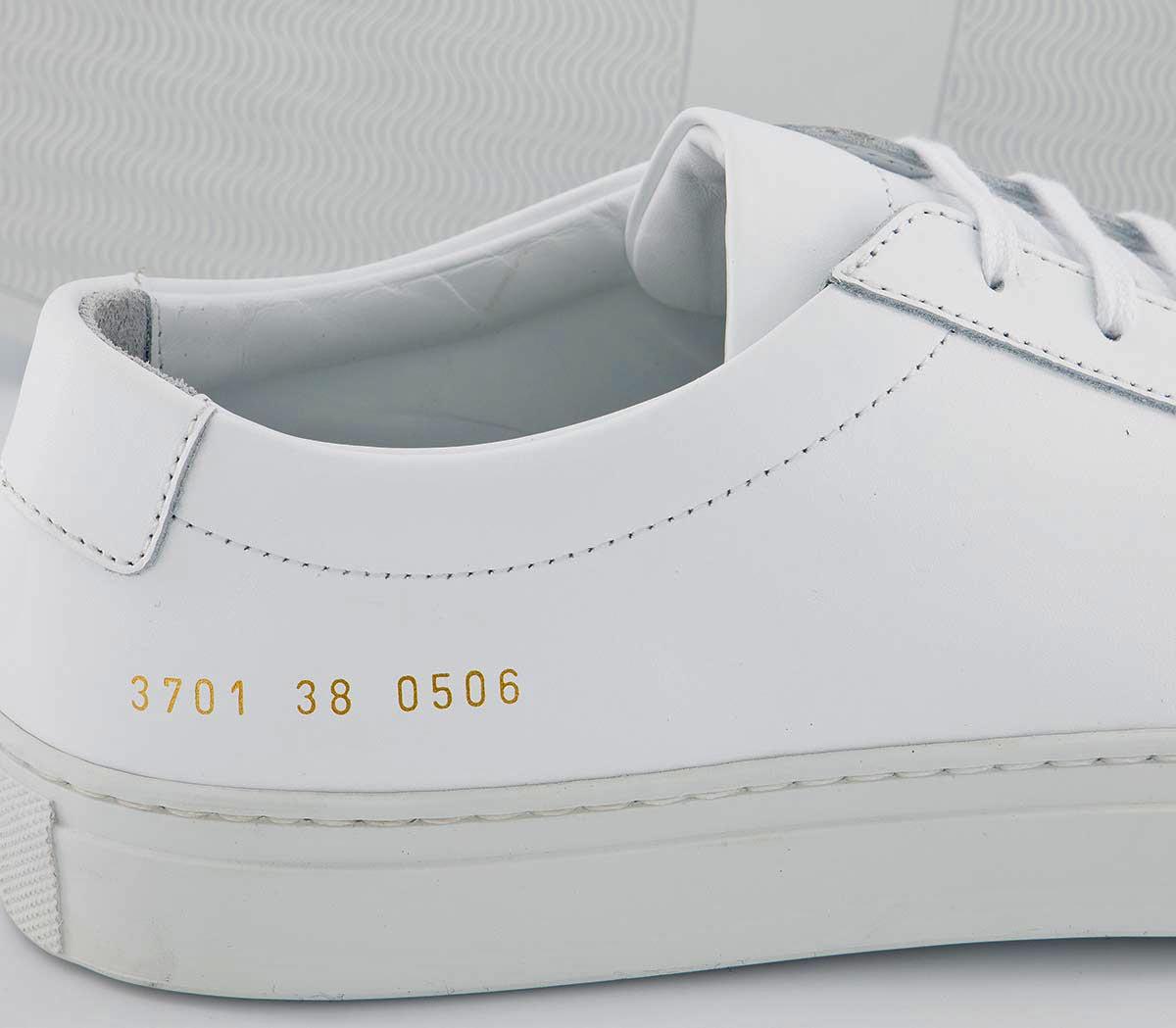 Common Projects Achillies Low W Trainers Common Projects Achillies Low W Trainers White Mono