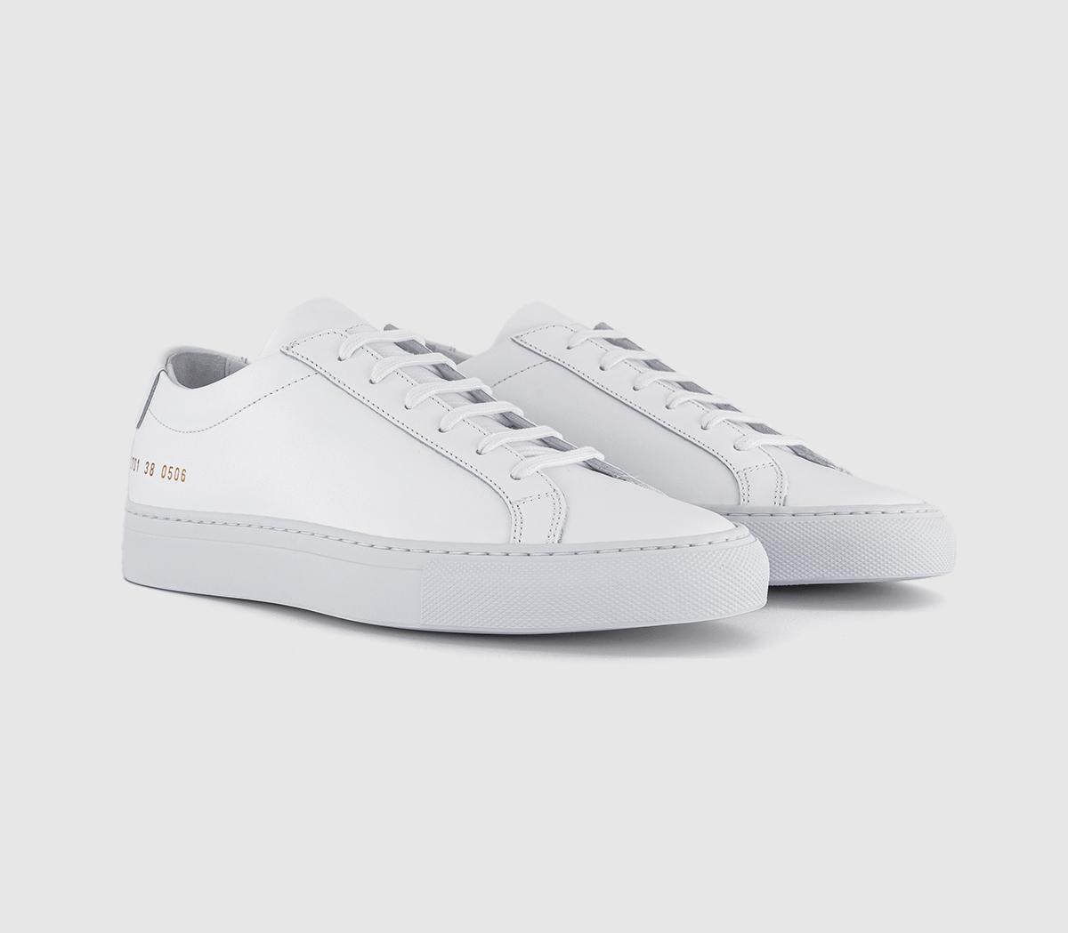 Common Projects Achillies Low W Trainers Common Projects Achillies Low W Trainers White Mono