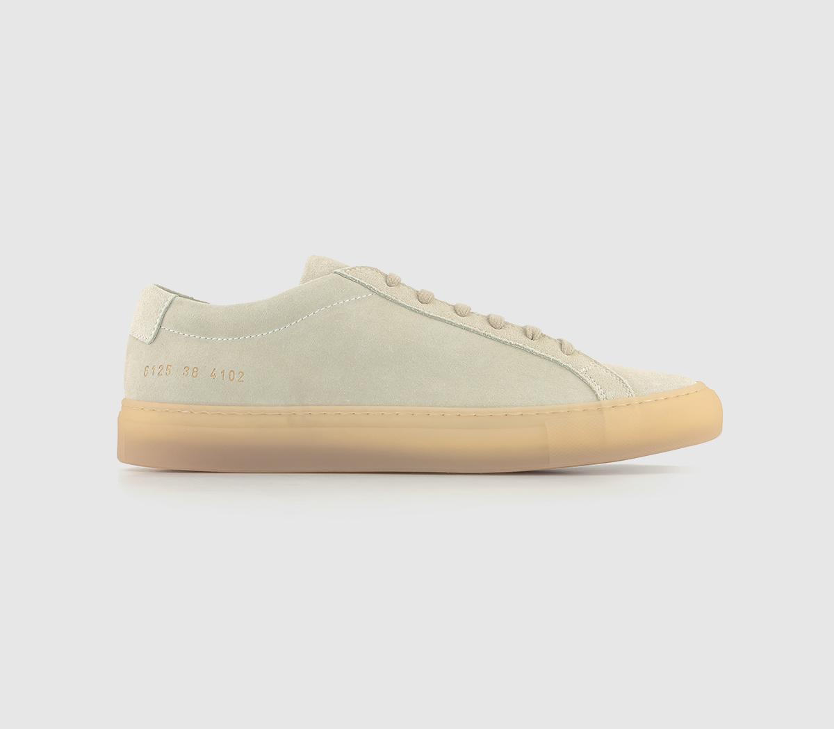 Common ProjectsAchillies Low Trainers WOff White Suede Gum