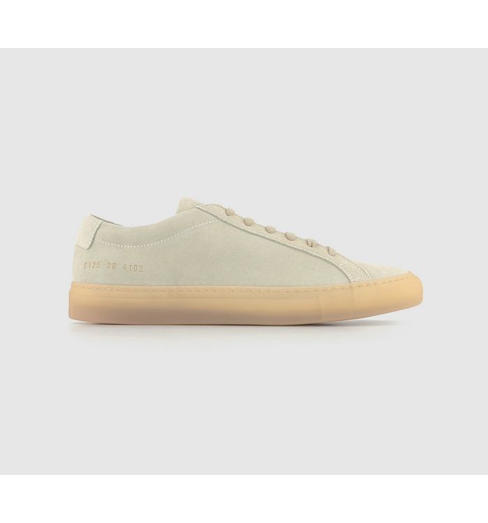 Common Projects Achillies Low Trainers W Off White Suede Gum