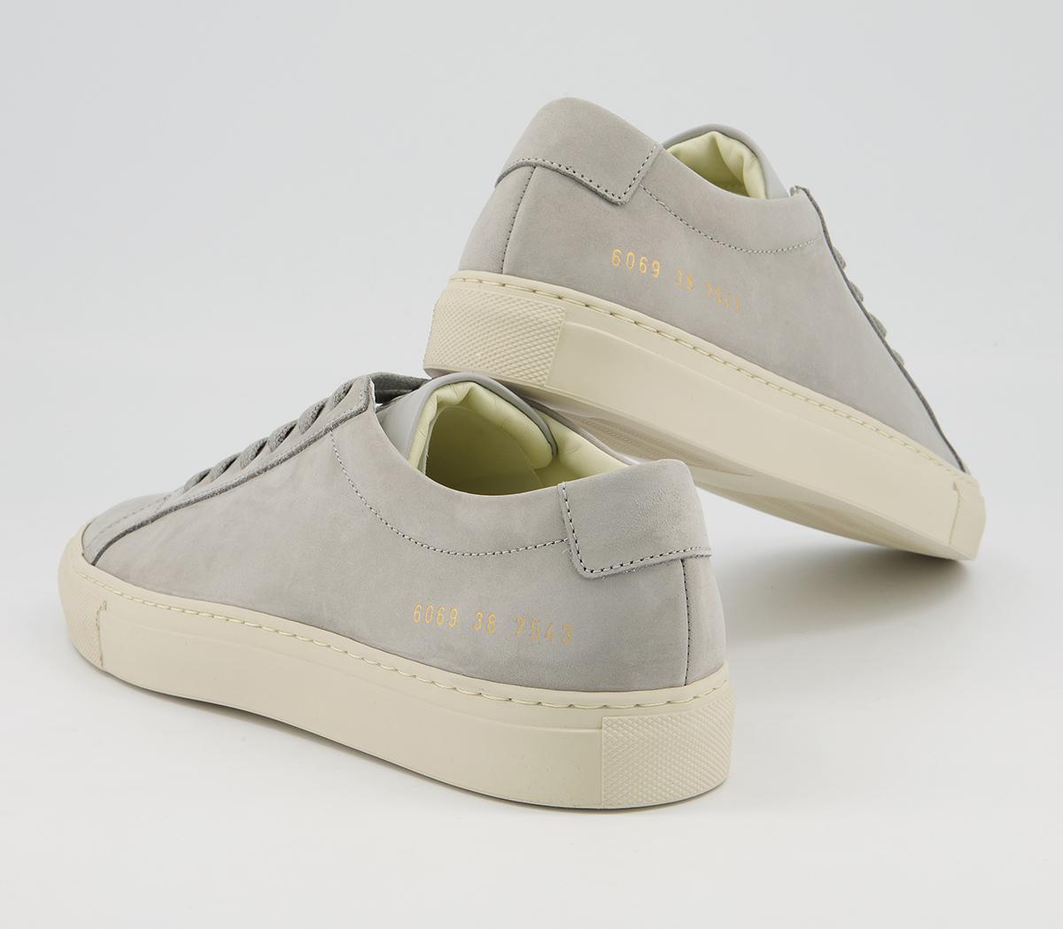 Common Projects Achillies Low Trainers W Common Projects Achillies Low Trainers W Nubuck Grey