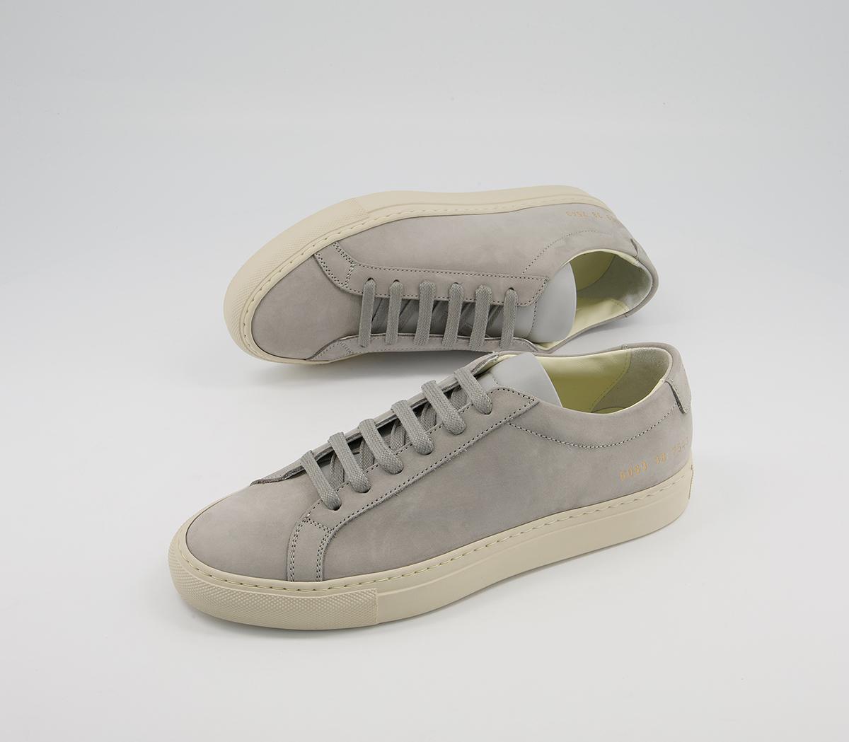 Common Projects Achillies Low Trainers W Common Projects Achillies Low Trainers W Nubuck Grey
