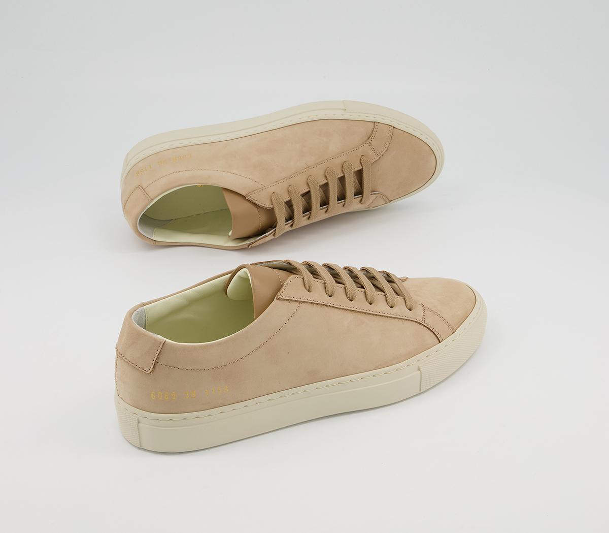 Common Projects Achillies Low Trainers W Common Projects Achillies Low Trainers W Nubuck Dark Nude